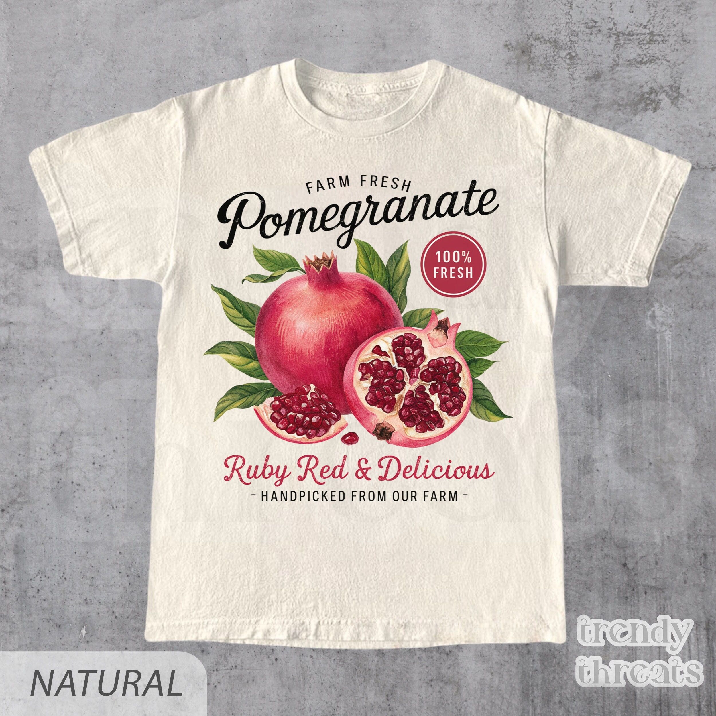 Shirt Ideas, Retro Pomegranate Comme …