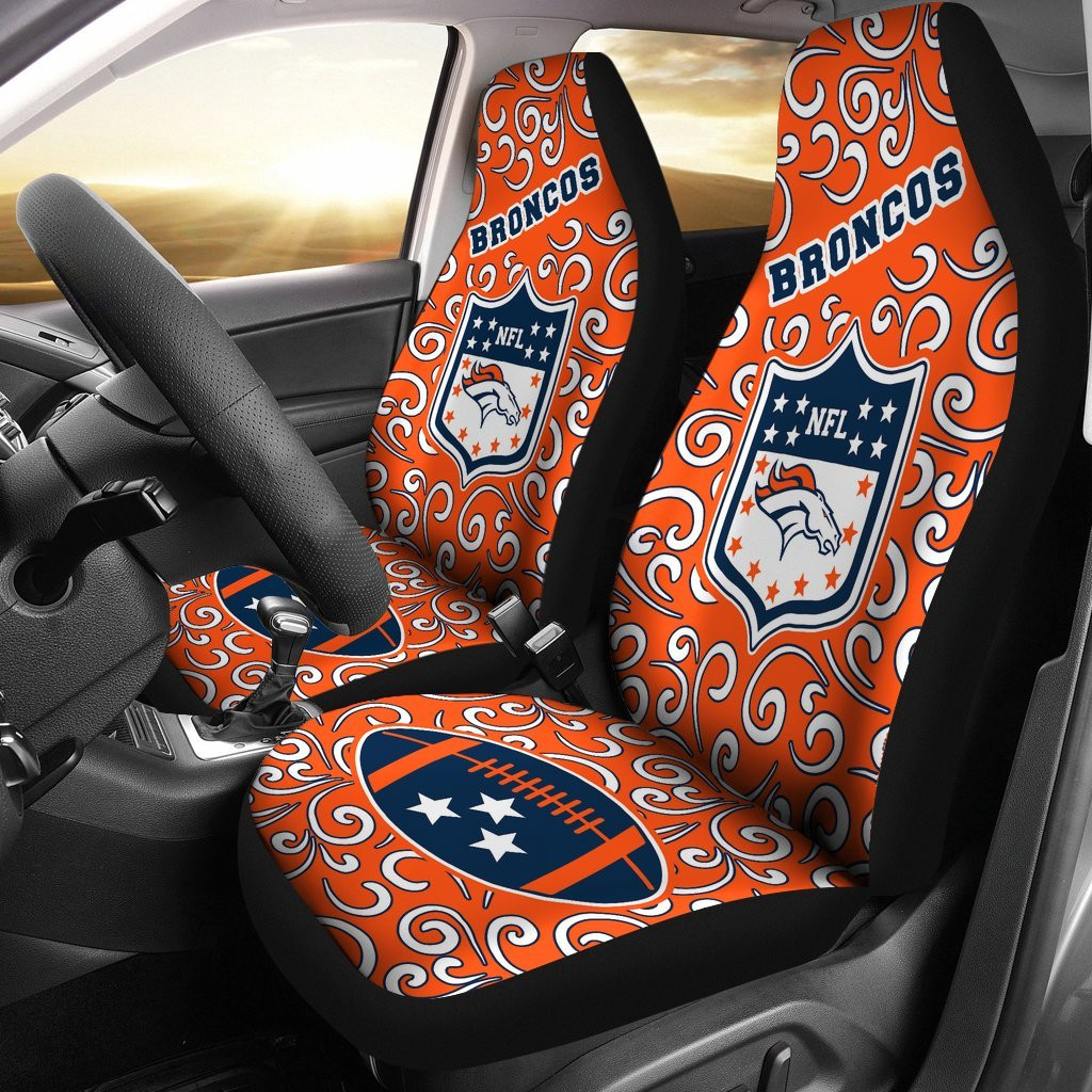 Denver Broncos Car Seat Covers Set CSC1655