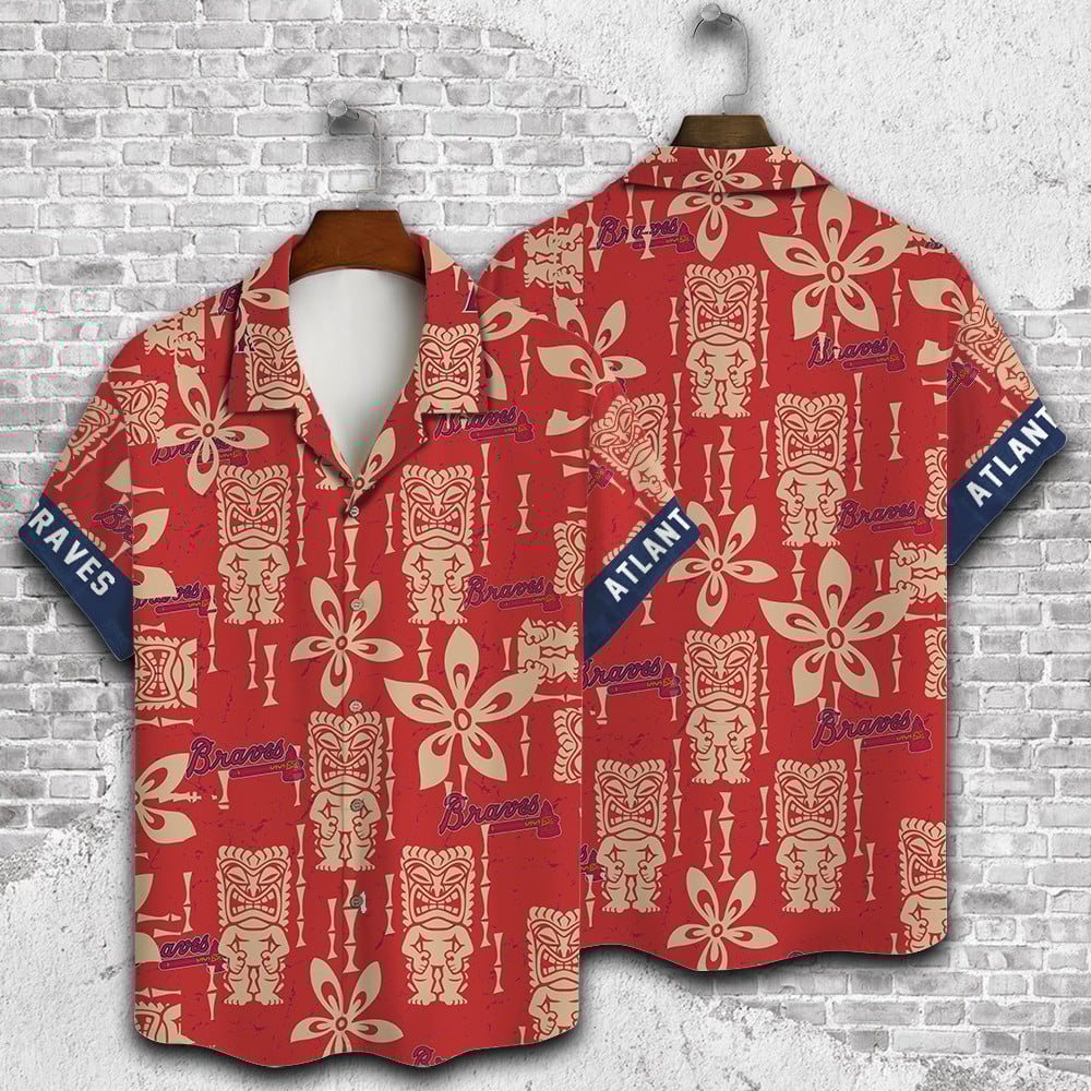 Atlanta Braves Major League Baseball Aop Hawaiian Shirt