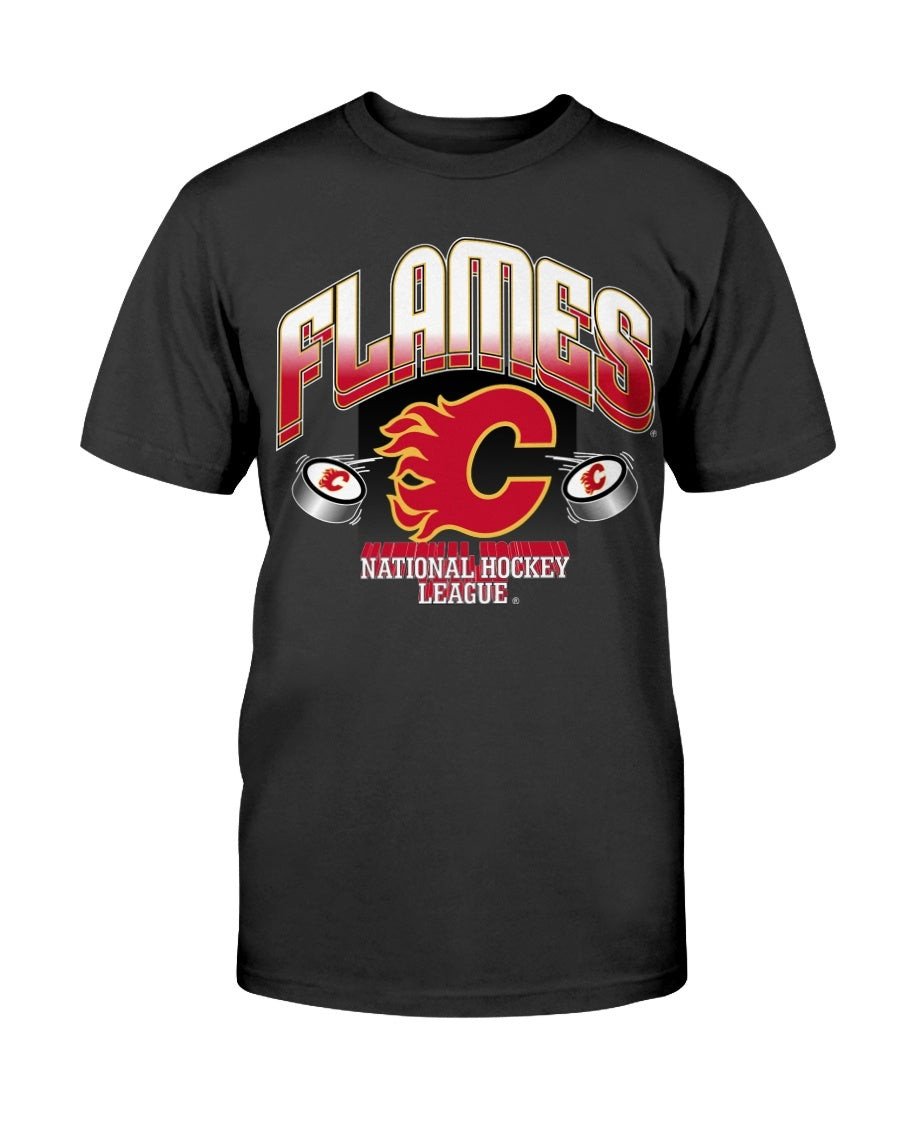 Vintage 1993 Calgary Flames Nhl Hockey T Shirt 080321