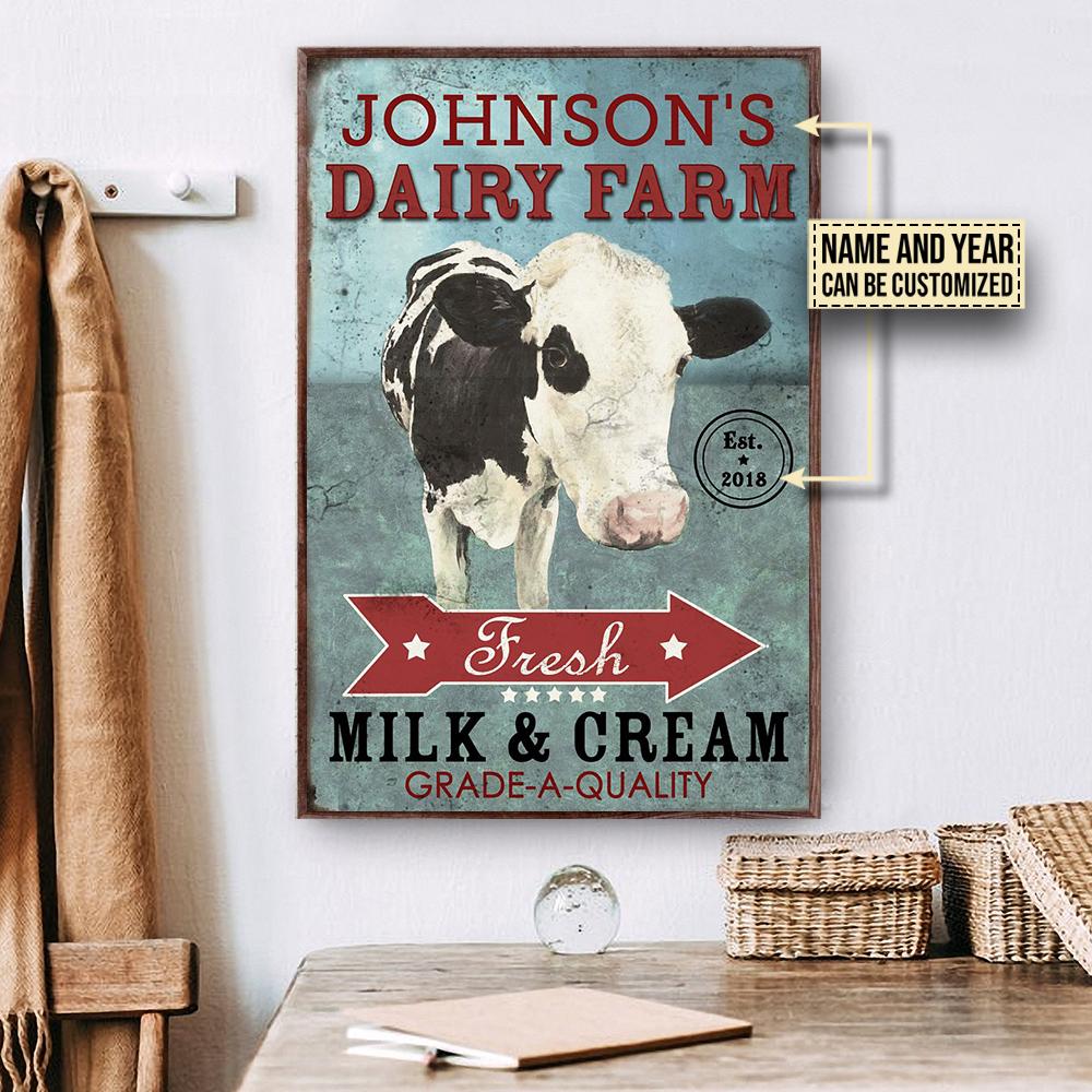 Personalized Cow Dairy Farm Customiz …