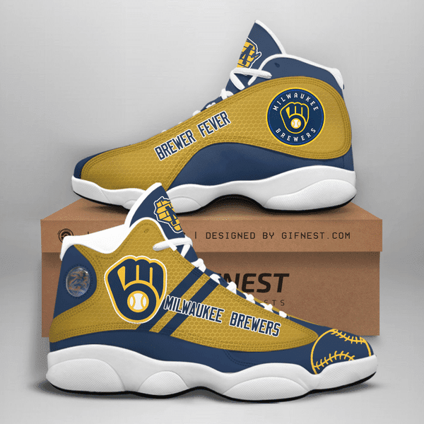 Milwaukee Brewers Air Jordan 13 Sneakers JD13 V2600