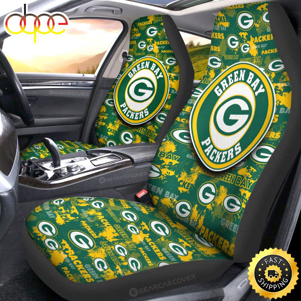 Green Bay Packers Customized Car Seat Cover Set CSC2338