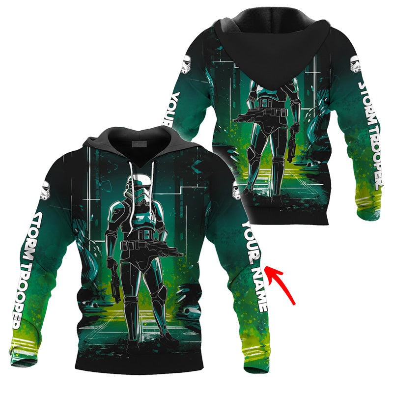 Personalized Stormtrooper Cyberpunk Hoodie & Zip Hoodie