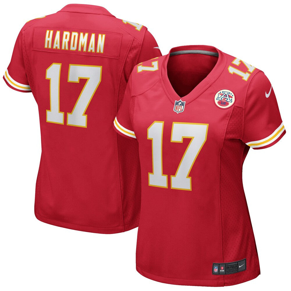 Women’S Nike Mecole Hardman Red Kansas City Chiefs Game Jersey