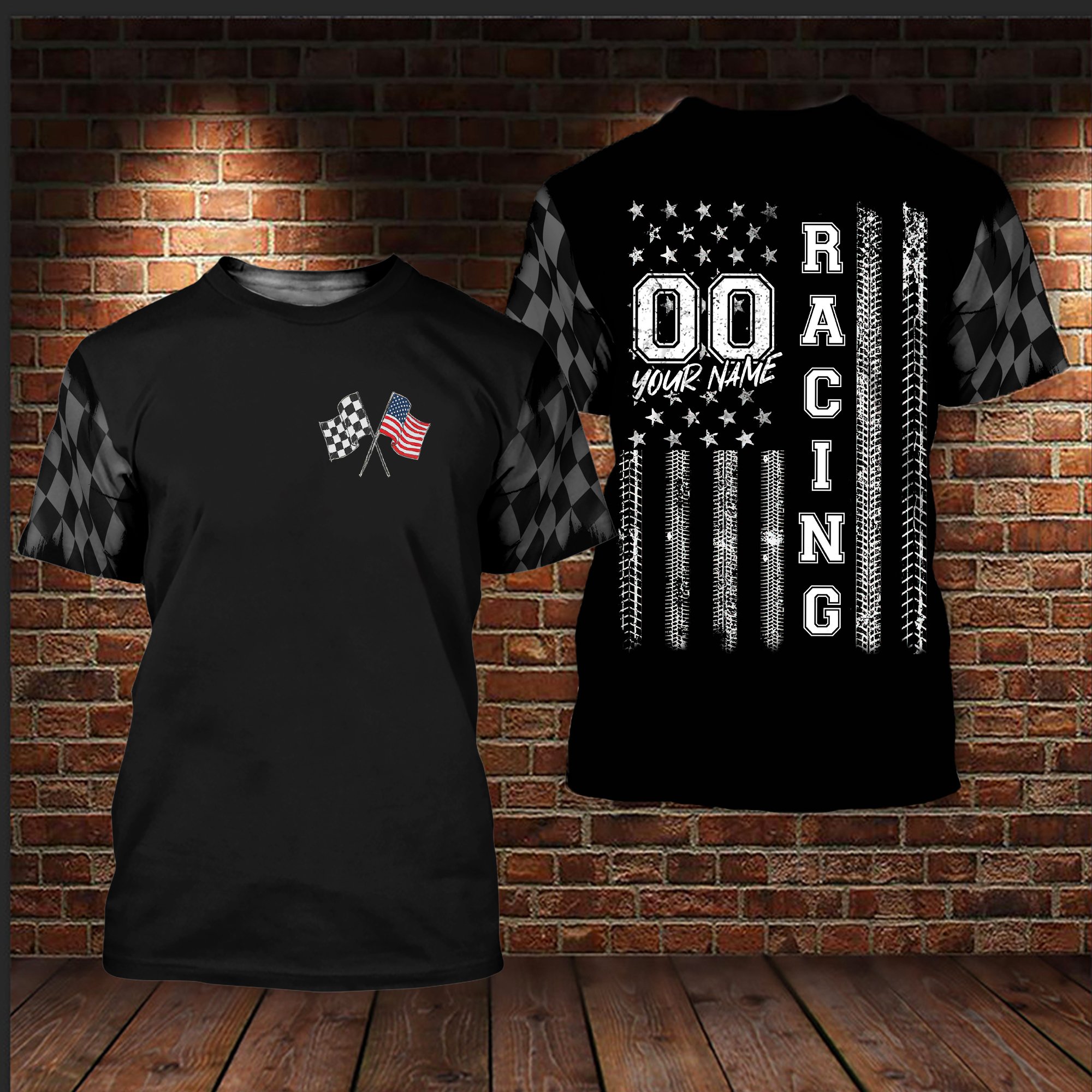 Custom Dirty Racing Flag 3D All Over &hellip;