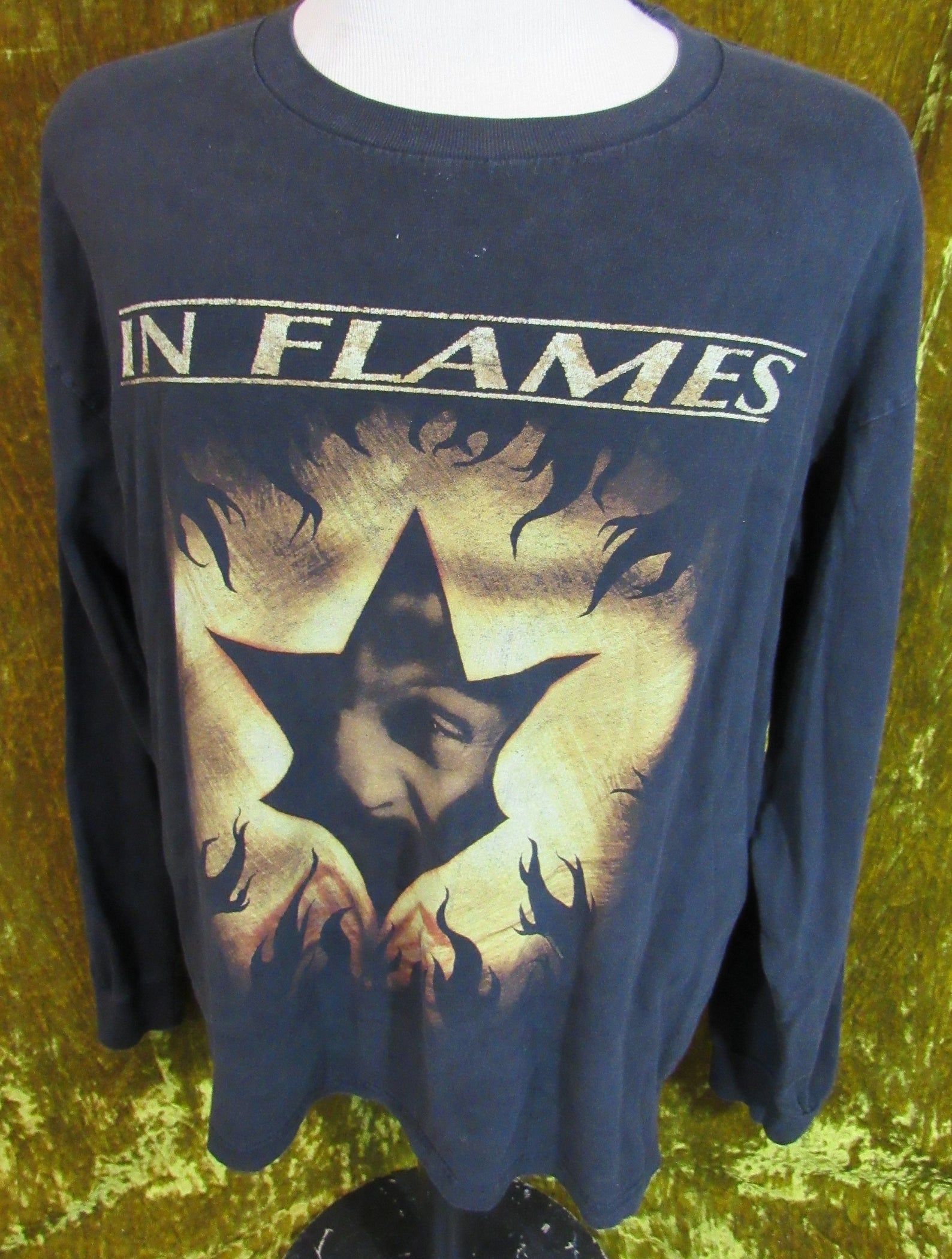 Vintage 2003 In Flames Reroute To Remain 2003 Tour Shirt T-Shirt