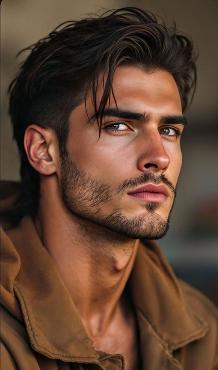 Men With Slicked Back Hair, Haircut …