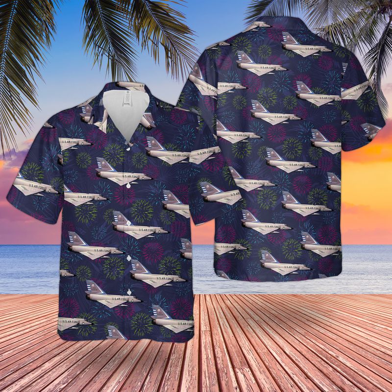 Us Air Force Convair F-106 Delta Dart 4Th Of July Hawaiian Shirt, Patriotic Hawaiian Shirt For Men