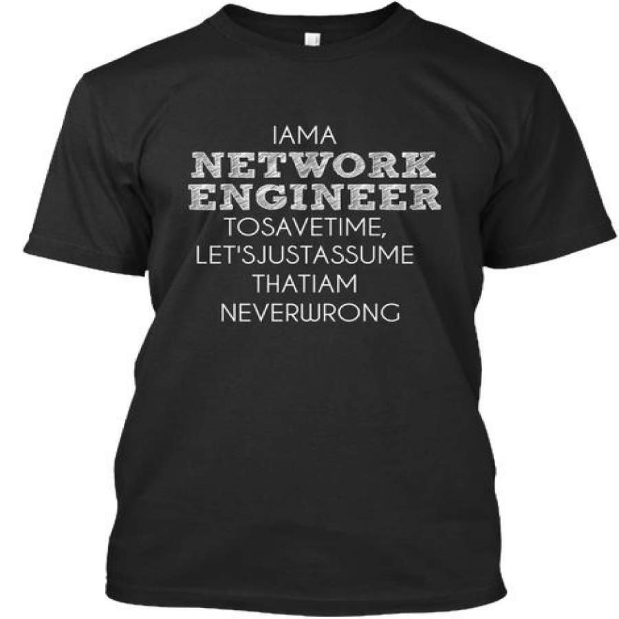 Network Engineer T Shirts Ultra Cott …