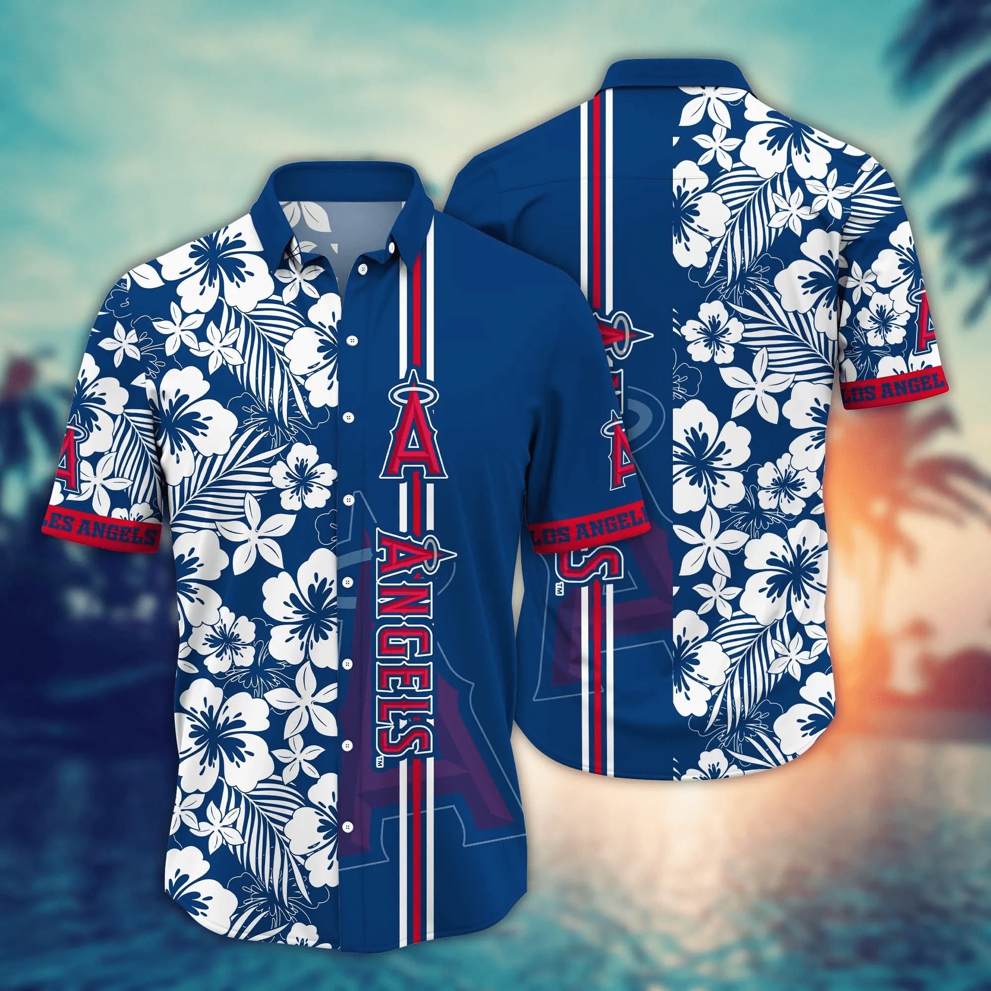 Los Angeles Angels Mlb Hawaiian Shirt Coconut Watertime Aloha Shirt