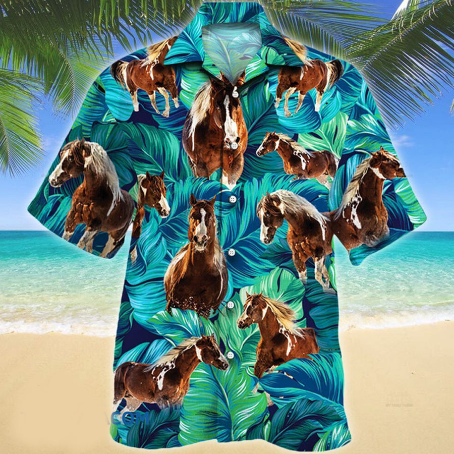 American Paint Horse Lovers Hawaii Hawaiian Shirt