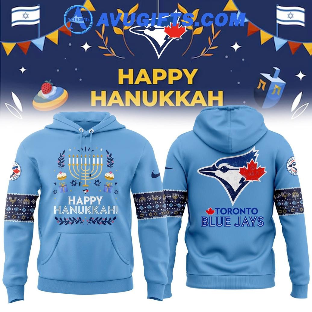 Toronto Blue Jays X Happy Hanukkah New Edition For Fans Limited Hoodie – Zip Hoodie 3D Aop Shirt