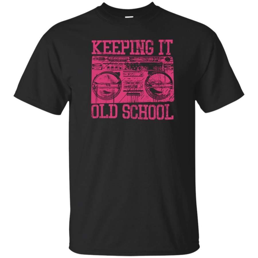 AGR Keeping It Old School T Shirt Vintage Stereo System Design