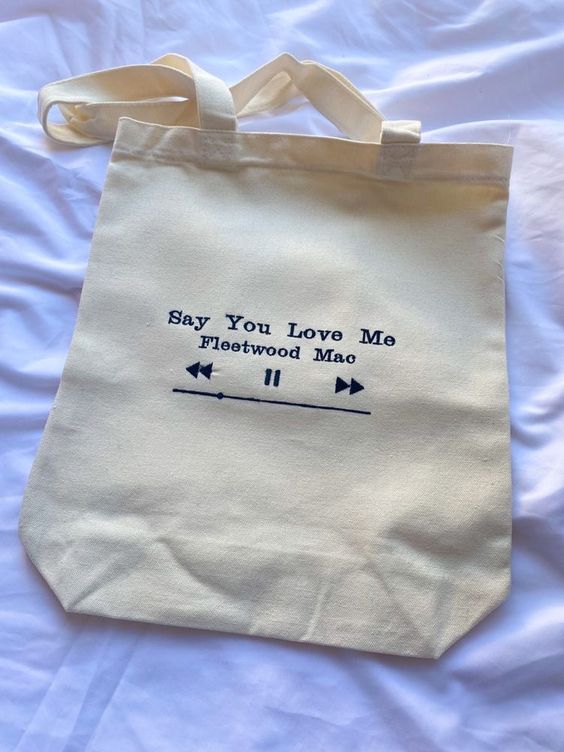 Say You Love Me Tote bag, Canvas Tote Bags, Tote Bag Design, Tote Bag Idea