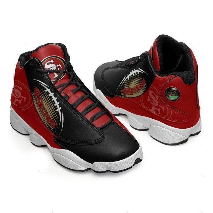 San Francisco 49Ers Air Jordan 13 Shoes Sport Sneakers
