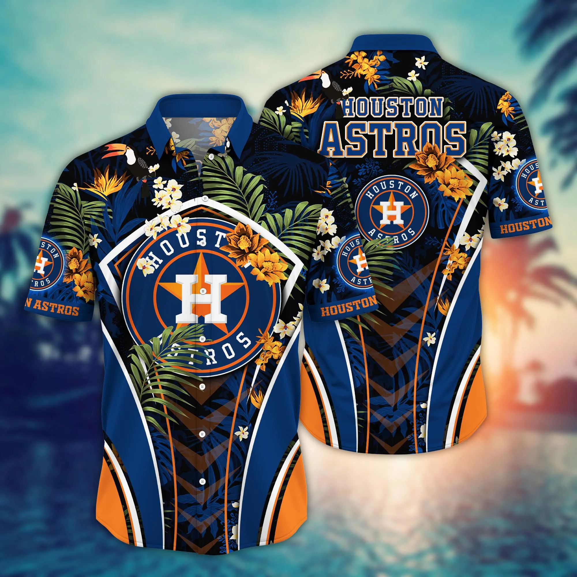 Houston Astros Mlb Hawaiian Shirt Air Conditioning Aloha Shirt