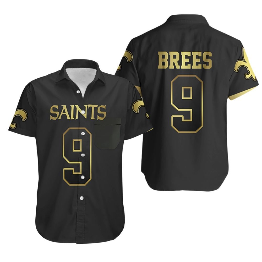 New Orleans Saints 9 Drew Brees Blac &hellip;