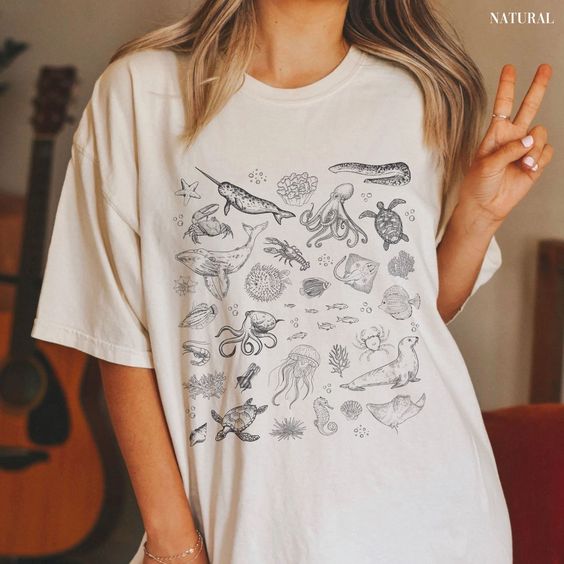 Marine Biology Shirt Ocean Life Tshi &hellip;