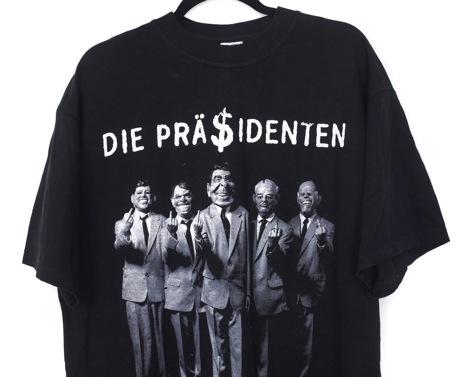 Rare Vintage Die Presidenten German Punk Band T-Shirt