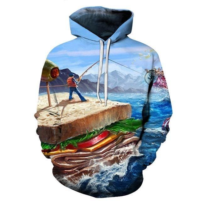 Sandwich Fishing Trip Hoodie