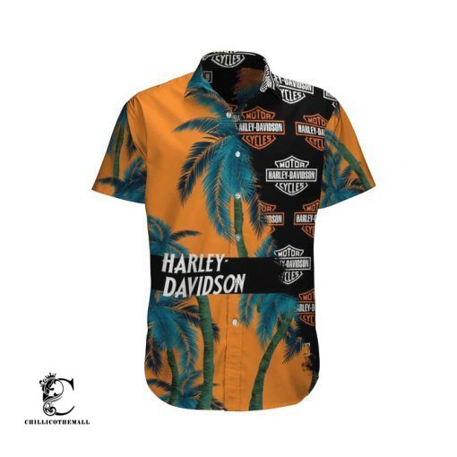 Harley-Davidson Motor Hawaiian Shirt