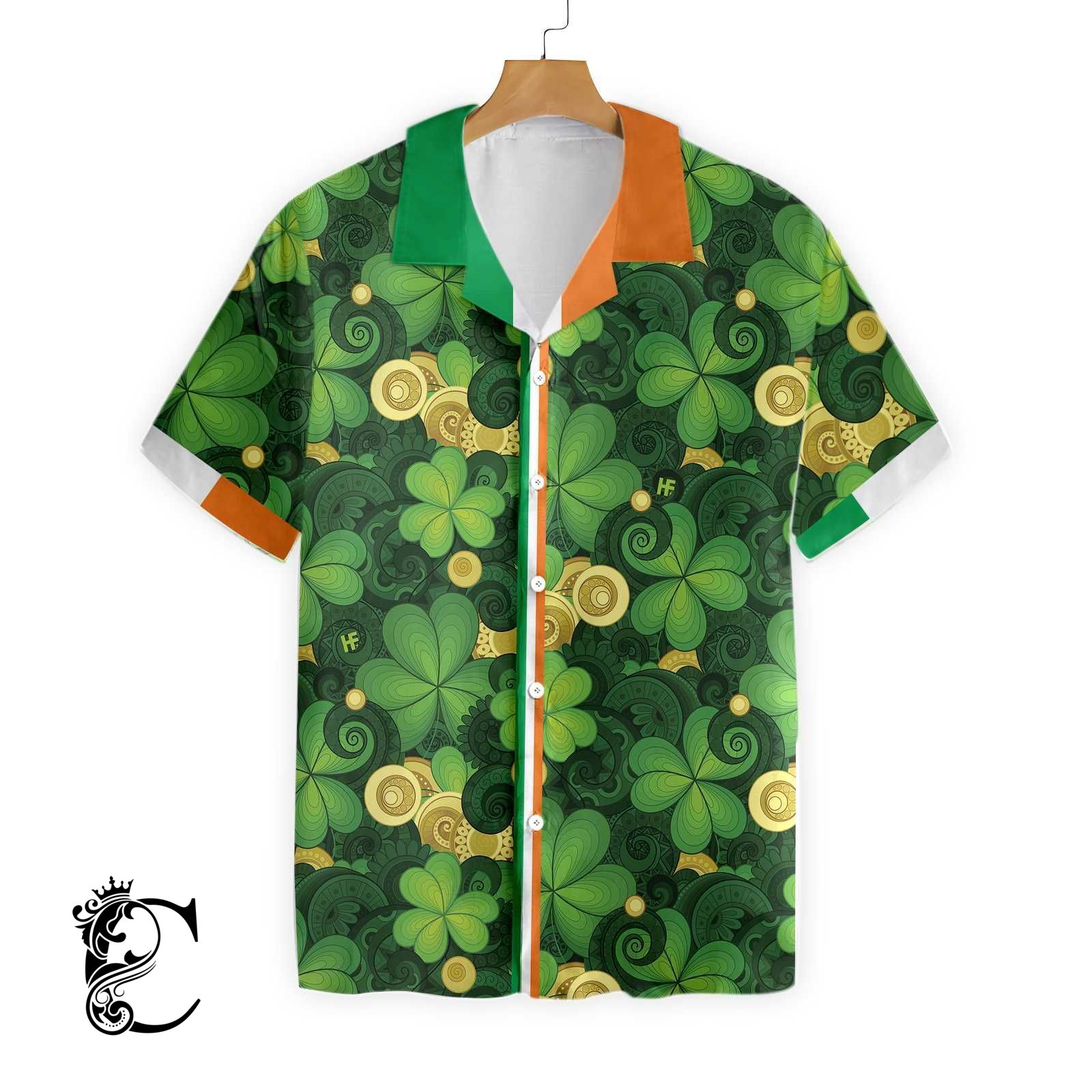 Shamrock And Gold Coins Saint Patric &hellip;