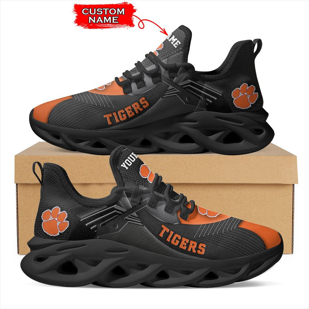 Clemson Tigers Personalized Clunky Sneaker Max Soul Shoes 1892