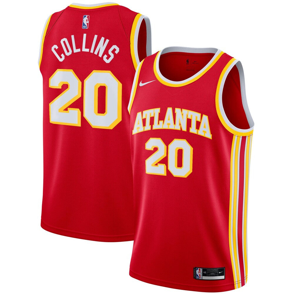 Atlanta Hawks Nike Icon Edition Swingman Jersey – Red – John Collins ...