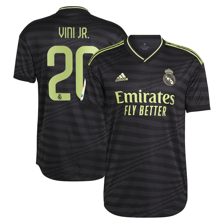 Vini Jr. Real Madrid  Unisex Shirt 2023 Third Player Jersey   – Black