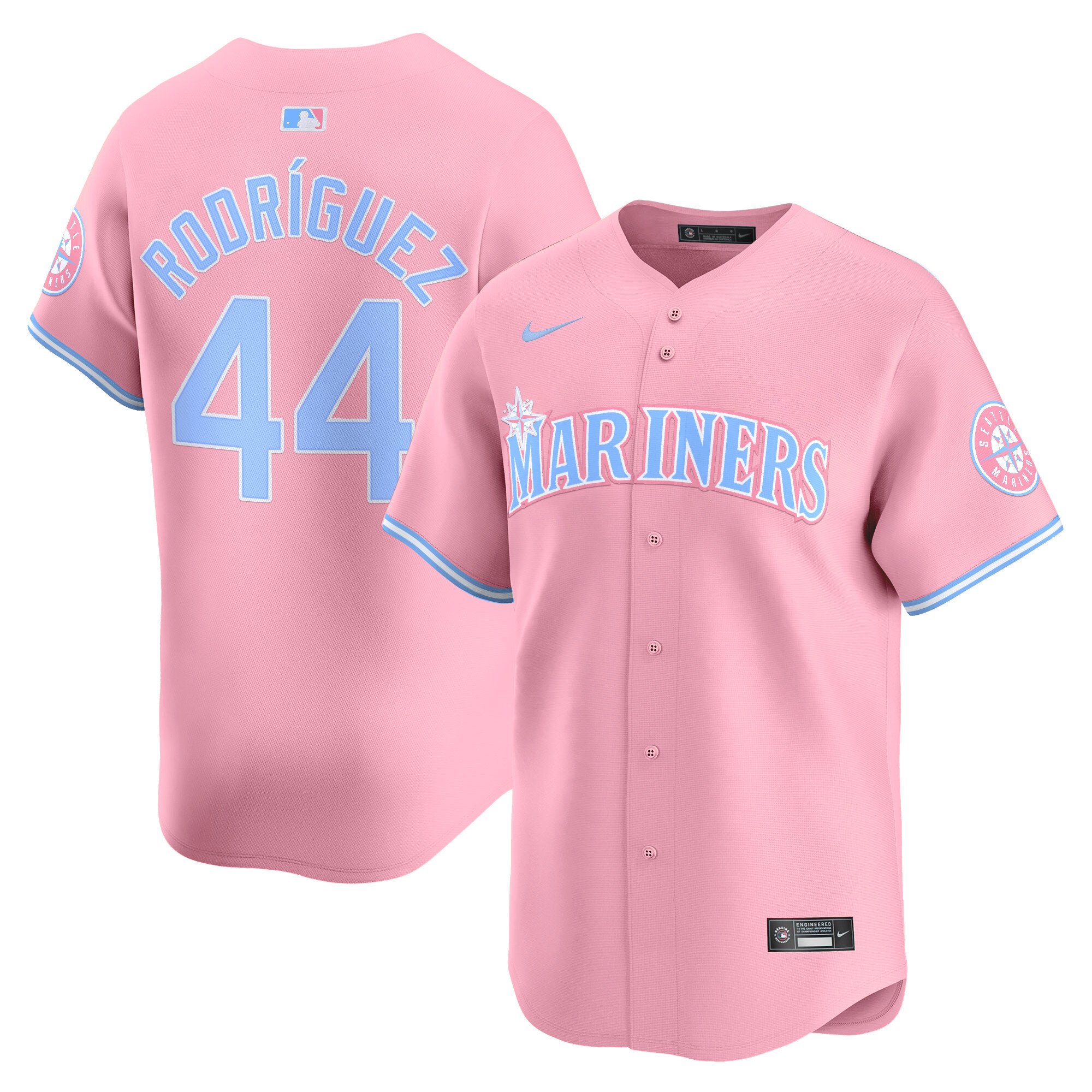 Unisex Seattle Mariners Bubblegum Pink Vapor Premier Limited Jersey – All Stitched