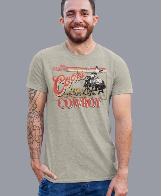 The Original Coors Cowboys Tee Shirt Outfit