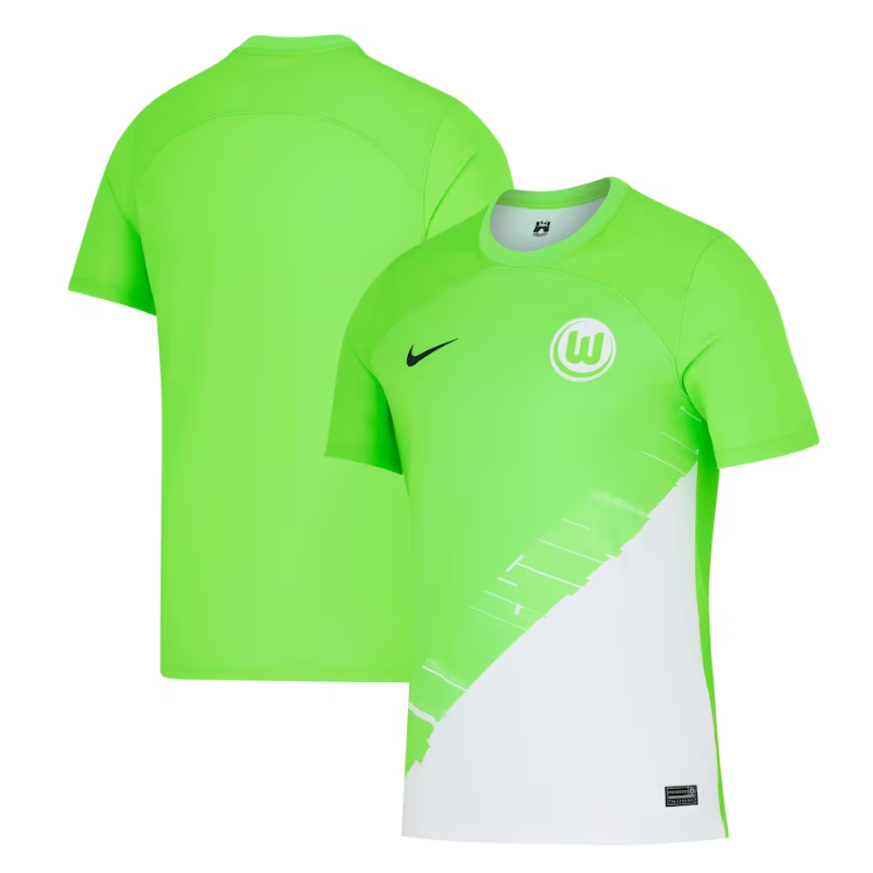 Vfl Wolfsburg Home Stadium Shirt 2023-24 Custom Jersey – Green