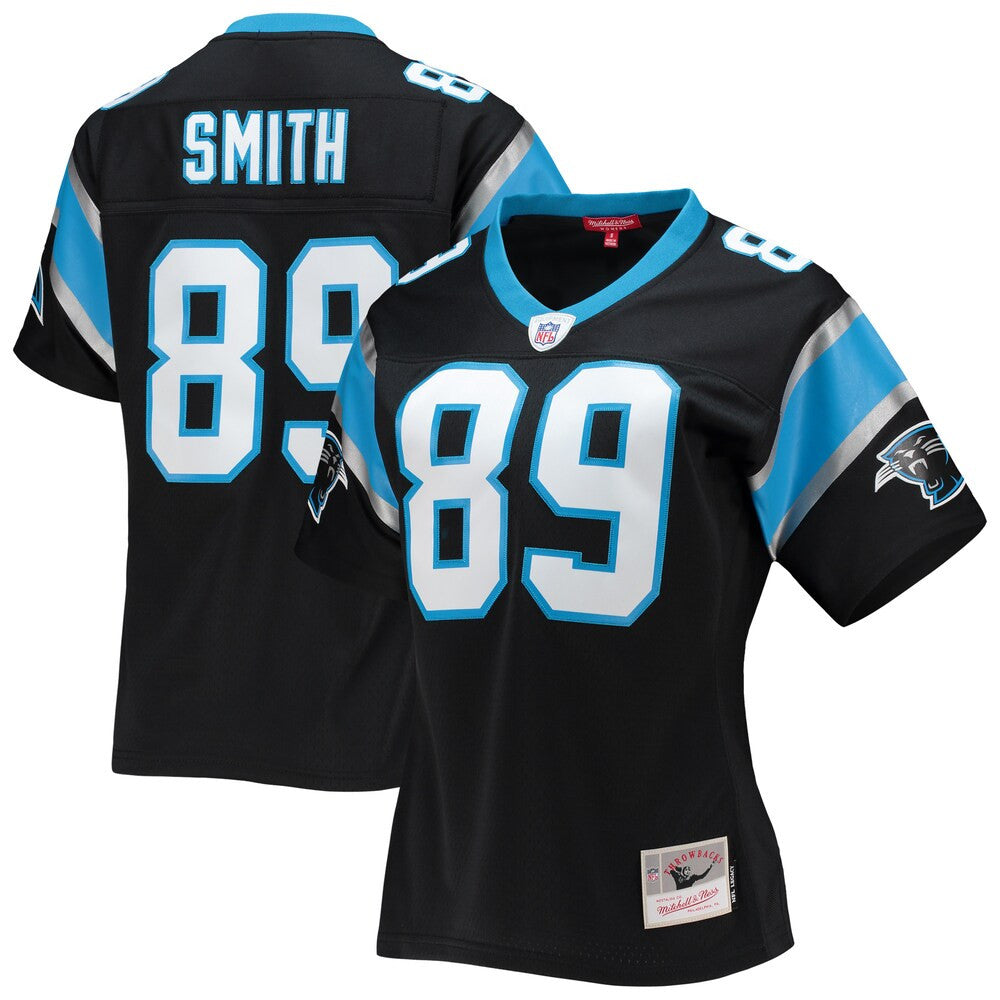 Women’S Carolina Panthers Steve Smith Mitchell & Ness Black Legacy ...