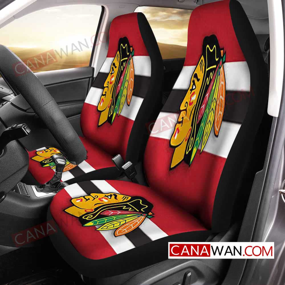 Chicago Blackhawks Car Seat Cover Set CSC6051