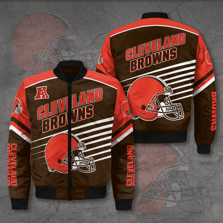 Cleveland Browns Unisex Bomber Jacket BJ1008