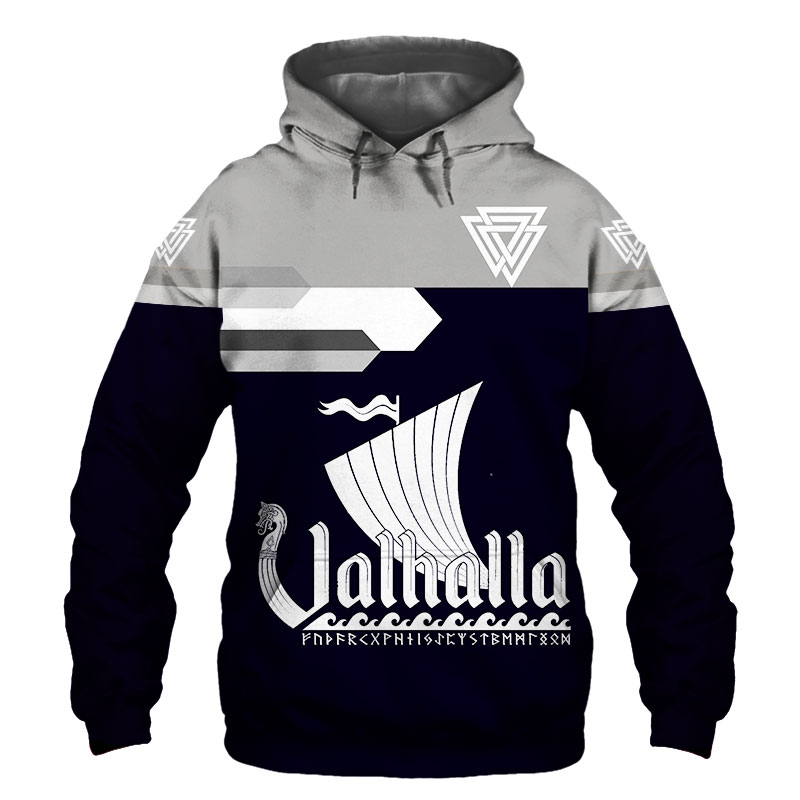 Viking Ships Symbol 3D T-Shirt, Hoodie, Apparel