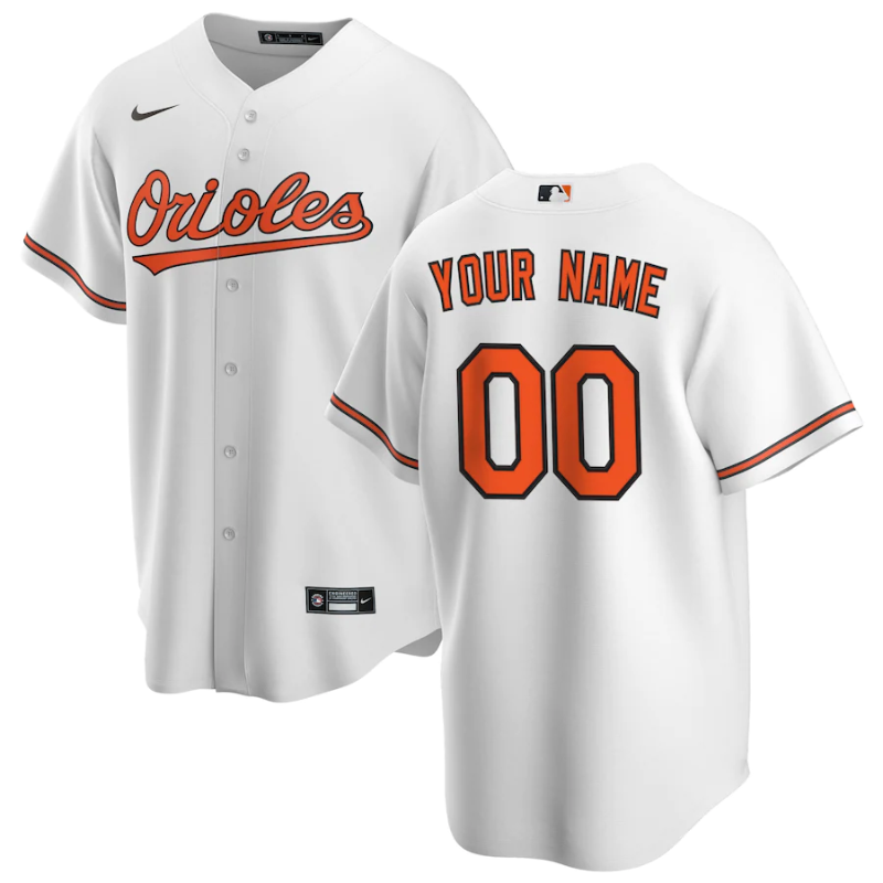 Baltimore Orioles Team Home Custom Jersey Unisex Pro Official