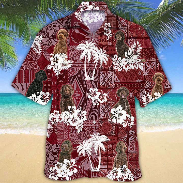 Australian Labradoodle Red Hawaiian Shirt, Hawaiian Shirt For Men, Women,  Aloha Shirt For Summer