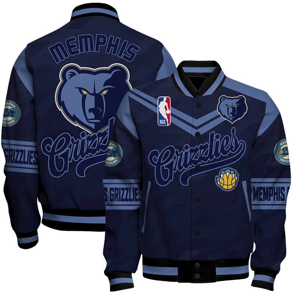 Memphis Grizzlies National Basketball Association AOP Varsity Jacket SFAT Ver 03