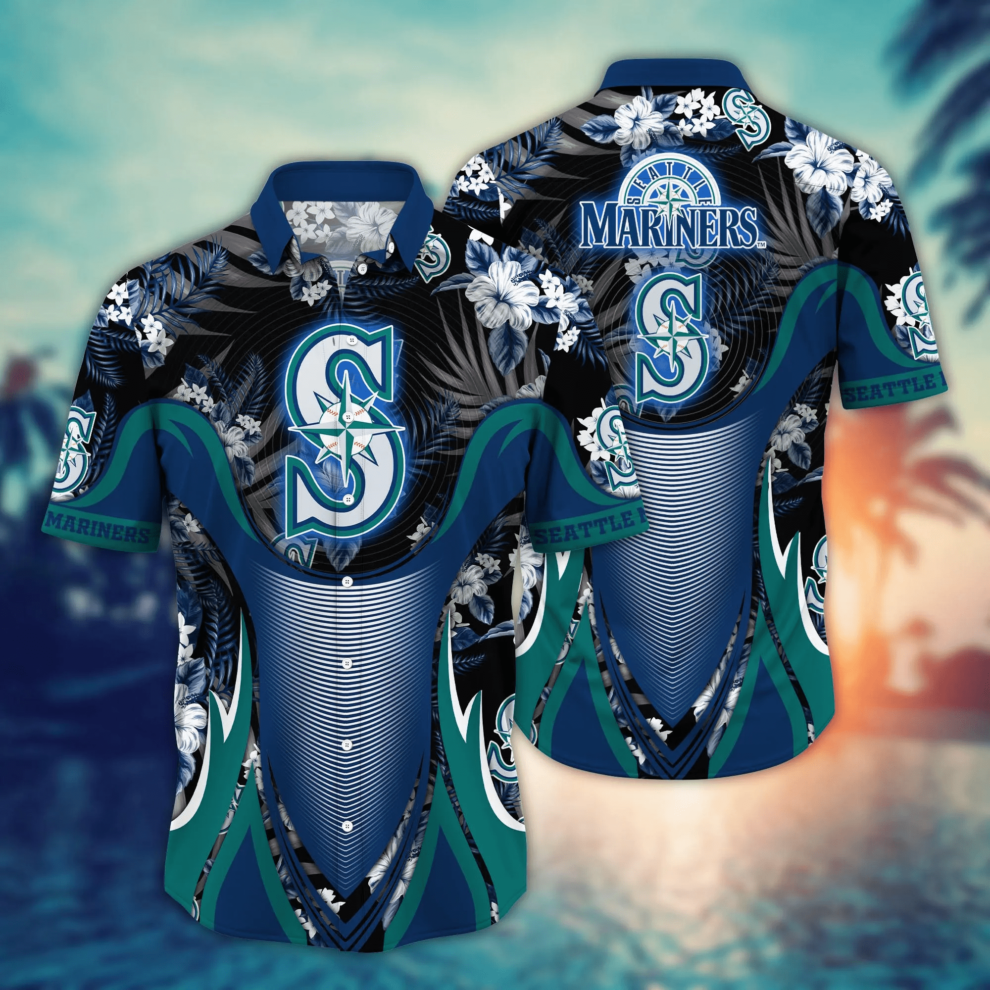 Seattle Mariners Mlb Hawaiian Shirt July Aloha Shirt