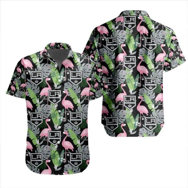 Nhl Los Angeles Kings Special Aloha Style Design 3D Hawaiian Shirt