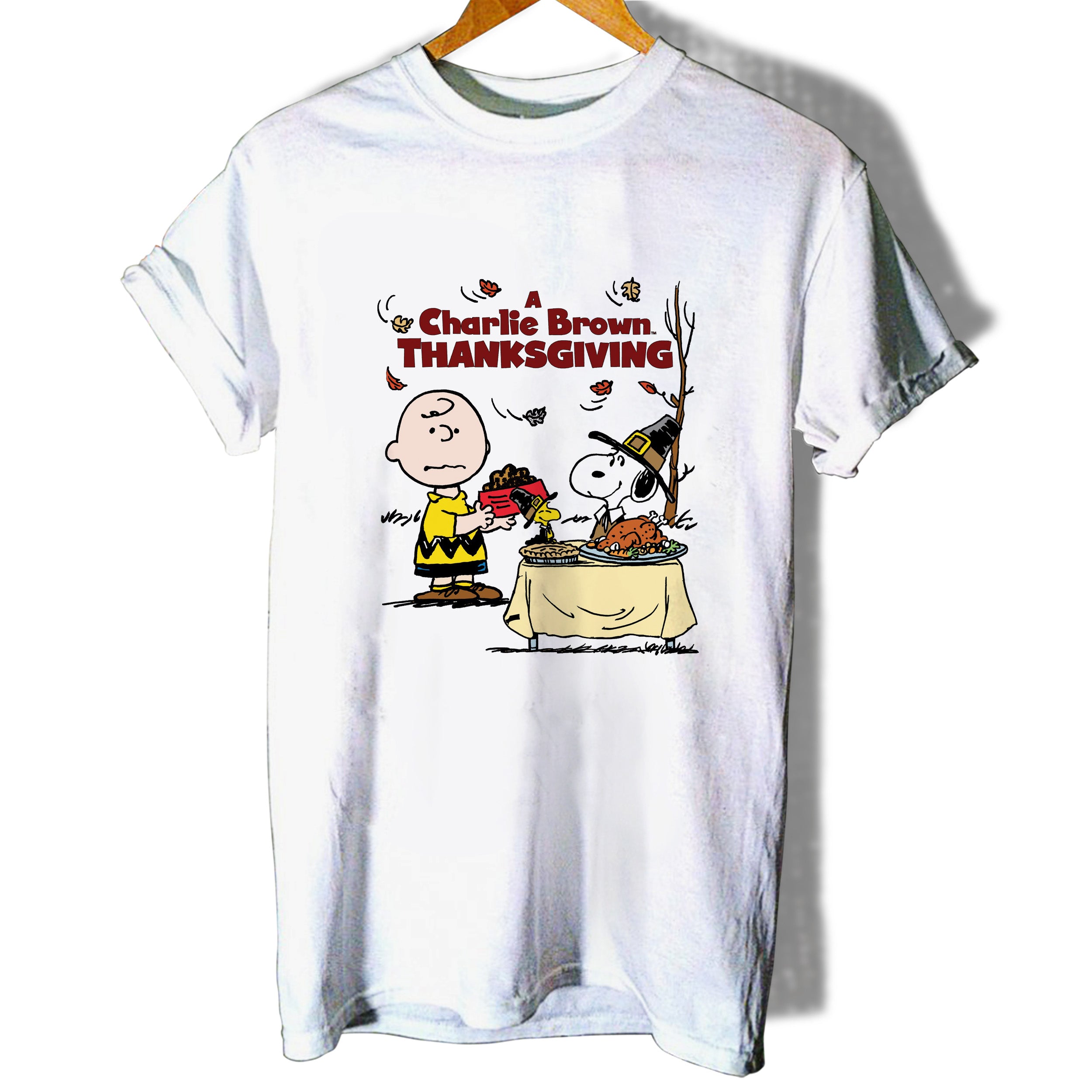 Charlie Brown Snoopy Thanksgiving Women T-Shirt Bespoketshirt Collections