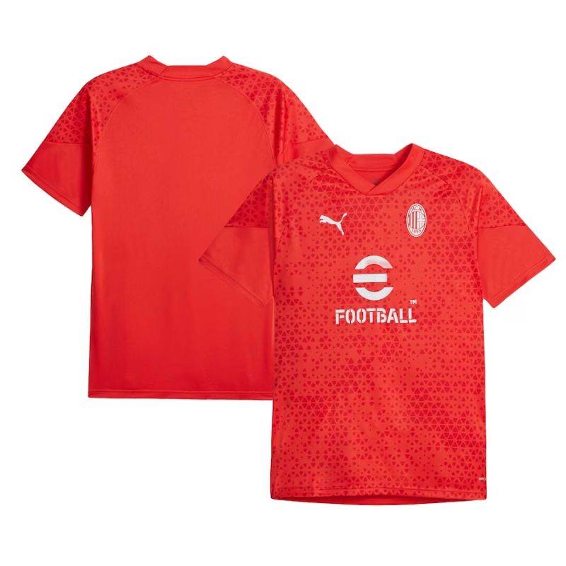 Ac Milan Puma 2023/24 Training Jersey – Red