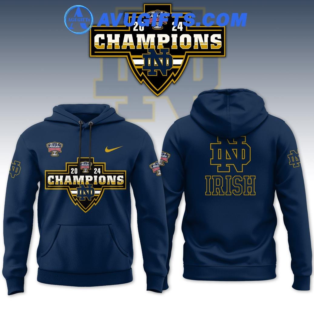 Notre Dame Football Bowl Championship New Edition For Fans Limtied Hoodie – Zip Hoodie 3D Aop Shirt