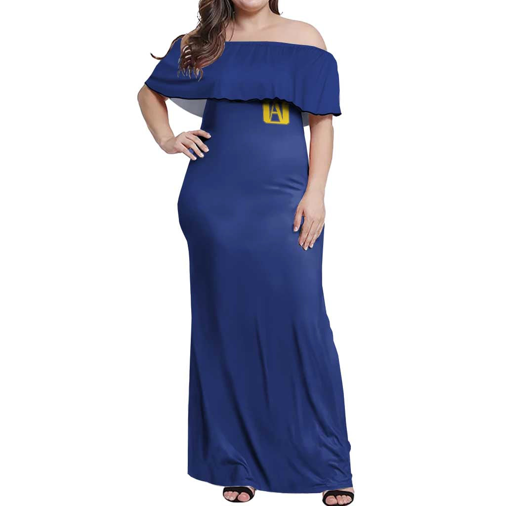 Todoroki Shoto My Hero Academia Off Shoulder Maxi Dress Anime Style Ts04
