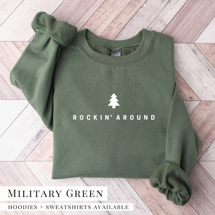 Christmas Tree Sweatshirt, Rockin Ar &hellip;