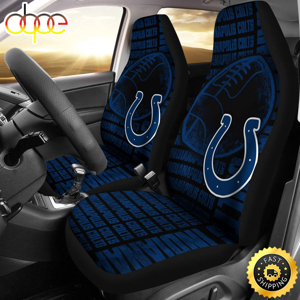 Gorgeous The Victory Indianapolis Colts Car Seat Cover Set CSC2943