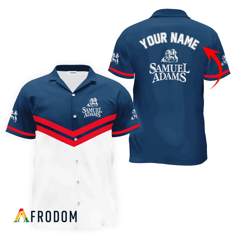 Personalized Samuel Adams Blue Tennis Hawaiian Shirt