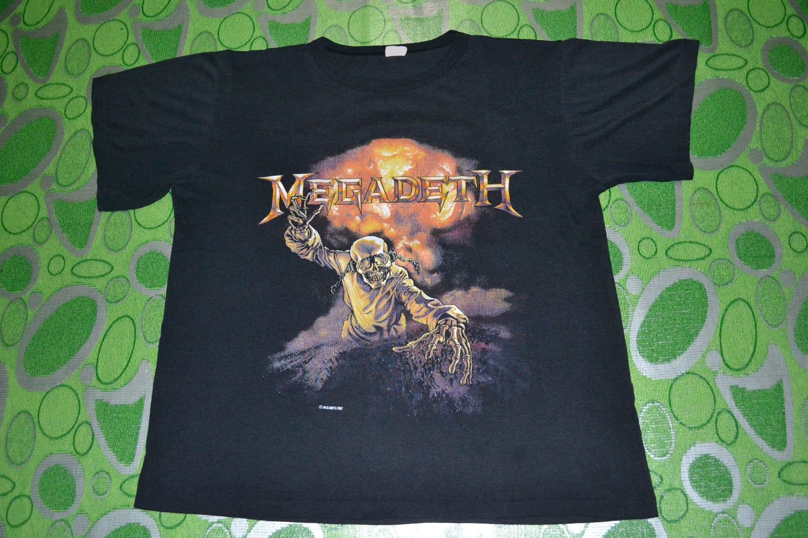 Vintage 1987 Megadeth Peace Sells But Who’S Buying Tour Concert Promo Thrash Metal Rare 90S T-Shirt